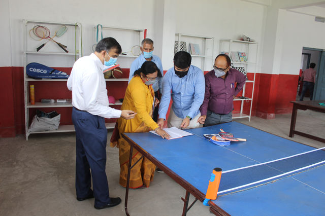Sports room with table tennis